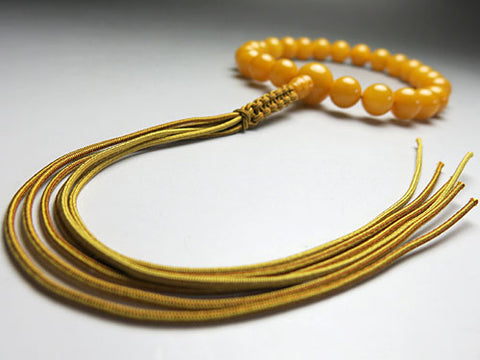 Men's prayer beads, top-grade wax amber