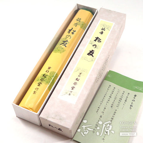 Shoyeido Premium Incense Sticks, Matsu-no-tomo/Friend of Pine