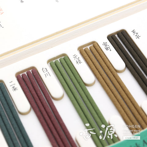 Shoyeido Incense Sticks, Horin Kyo Gosai, 5-Scent Assortment