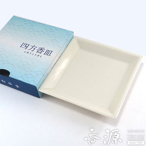 Shoyeido Square Porcelain Incense Plate