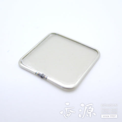 Ginyo silver mica plate for Kodo, view 2