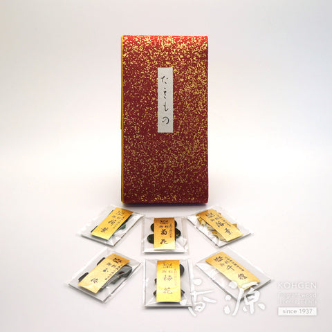 Six kinds of stamp incense set