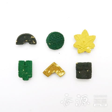 Six kinds of stamp incense set