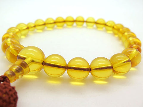 Men's prayer beads, natural amber