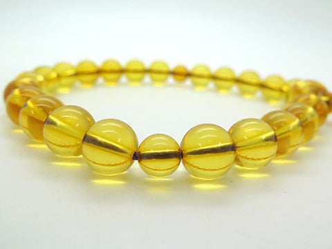 Men's prayer beads, natural amber