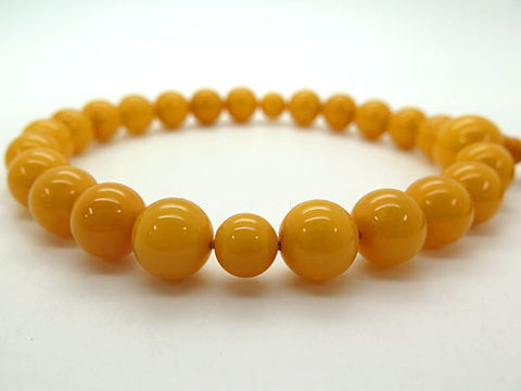 Men's prayer beads, wax amber