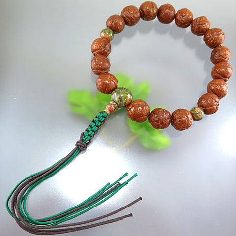Men's prayer beads, buddha's eye bodhi tree