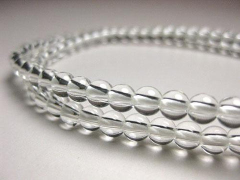 Women's Prayer Beads, Crystal Round Beads, Same-Material Finish, Jodo Shinshu Sect