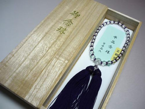Women's Prayer Beads, Crystal and Amethyst Combination