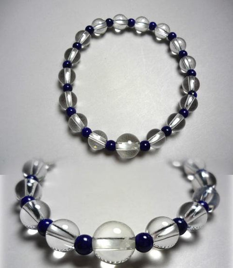 Crystal combination bracelet with round Turquoise beads, limited edition
