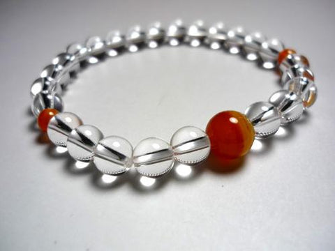 August Birthstone Bracelet Striped Agate 633c301000000 - bead detail