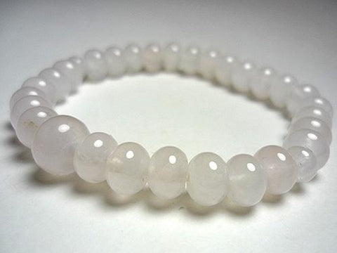 Rose Quartz Oval Bead Bracelet