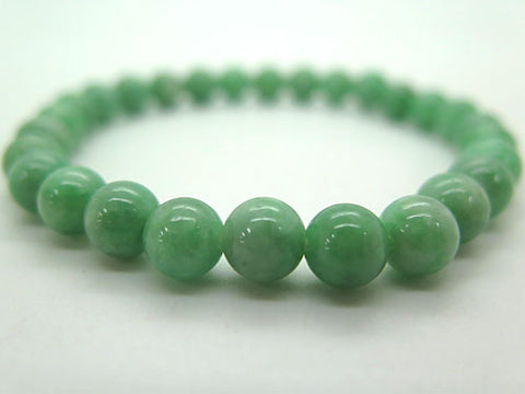 Burmese Jade 6mm bead bracelet, matching set, limited edition