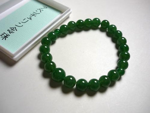 Indian jade round bead bracelet 8mm