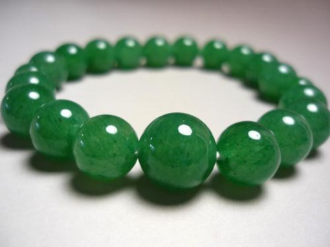 Indian jade (aventurine) bracelet 10mm
