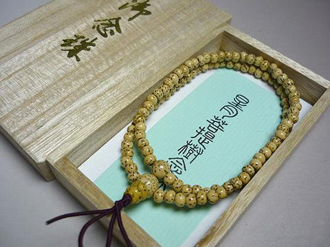 Prayer Beads Bracelet, Star Moon Bodhi Seed, Rinzai Sect, Formal Style, Matching Set