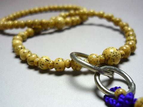 Prayer Beads Bracelet, Star Moon Bodhi Seed, Jodo Sect, Double-Strand