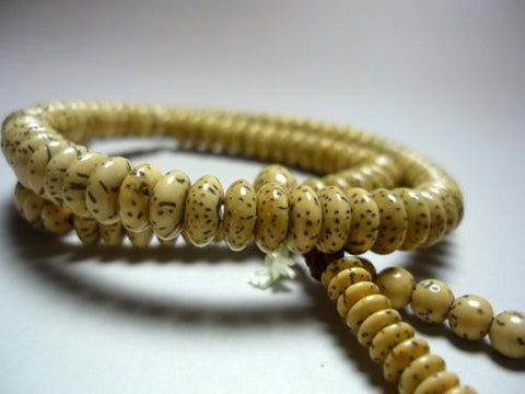 Prayer Beads Bracelet, Star Moon Bodhi Seed, Tendai Sect, Double-Strand