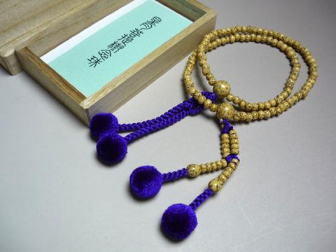 Formal Bracelet by Sect, Jodo Shinshu Sect, Star Moon Bodhi Seed, Matching Set