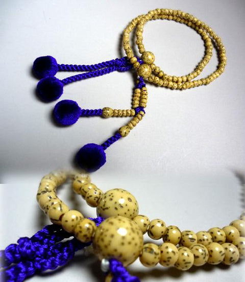 Formal Bracelet by Sect, Jodo Shinshu Sect, Star Moon Bodhi Seed, Matching Set