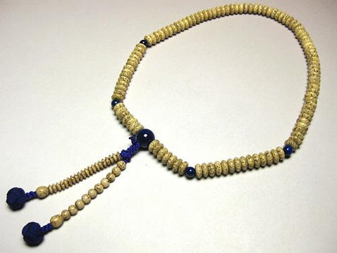 Lapis Lazuli Formal Prayer Beads Bracelet 633v009000000 - stone close-up