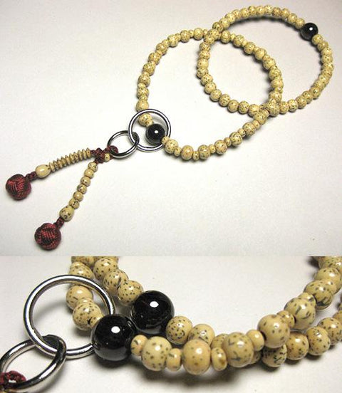 Garnet Formal Prayer Beads Bracelet 633v014000000 - Jodo Shu sect, January birthstone