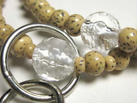 Cut Crystal Formal Prayer Beads Bracelet 633v017000000 - bead detail 2