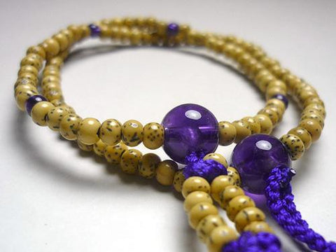 Amethyst Formal Prayer Beads Bracelet 633v042000000 - bead detail