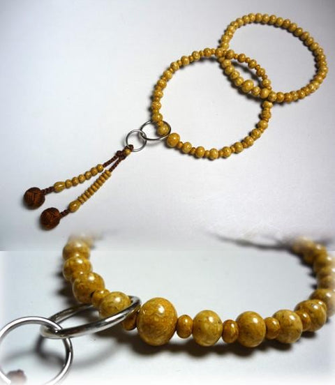 Formal Bracelet by Sect, Jodo Sect, Tenjiku Bodhi Seed, Matching Set