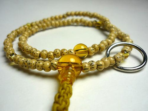 Citrine Formal Prayer Beads Bracelet 633v065000000 - stone close-up