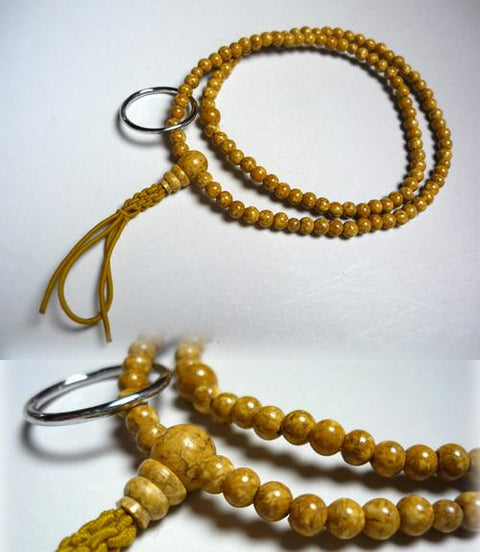 Soto sect formal bracelet, Indian Bodhi seed, matching set