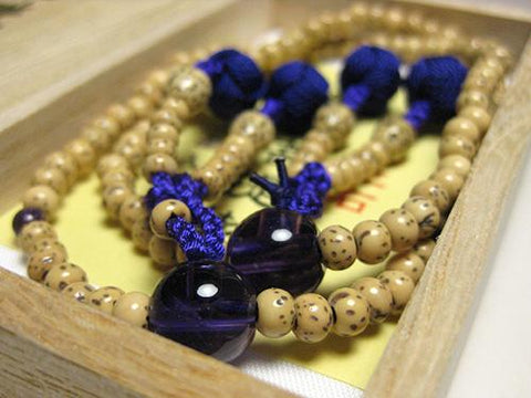 Amethyst Formal Prayer Beads Bracelet 633v082000000 - bead detail