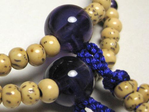 Amethyst Formal Prayer Beads Bracelet 633v082000000 - stone close-up