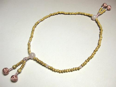 Rose Quartz Formal Prayer Beads Bracelet 633v083000000 - bead detail