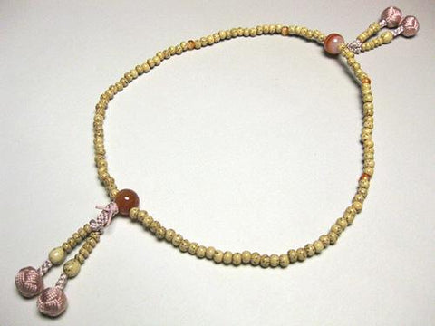 Shingon sect formal bracelet, Starry Moon Bodhi seed and sardonyx