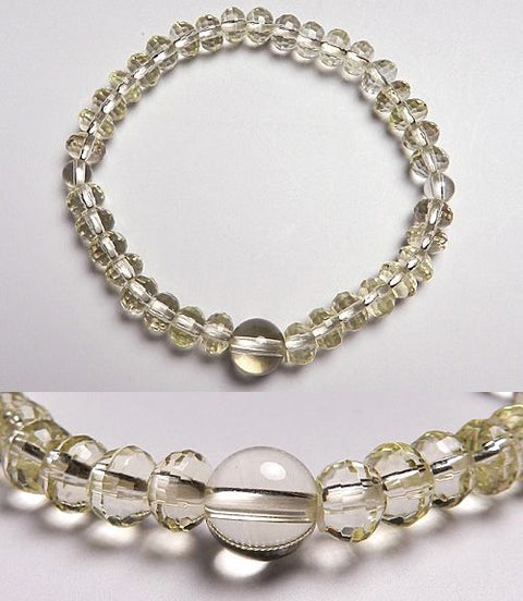 Green Topaz Faceted Mandarin-Cut Bracelet 633y002000000