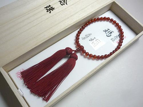 Women's Prayer Beads, Agate, Uniform Finish