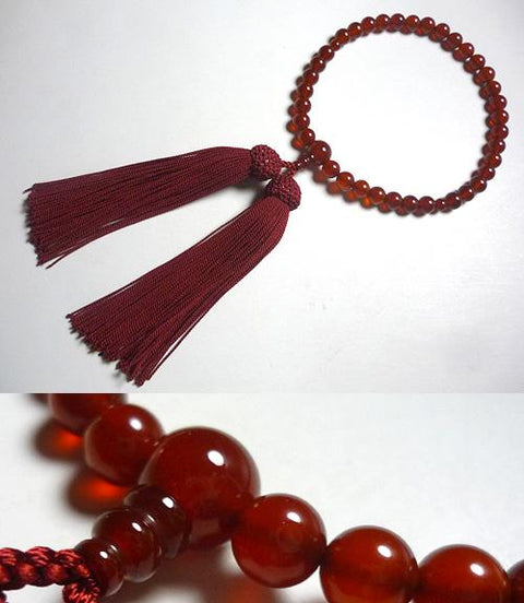 Women's Prayer Beads, Agate, Uniform Finish