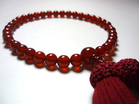 Women's Prayer Beads, Agate, Uniform Finish