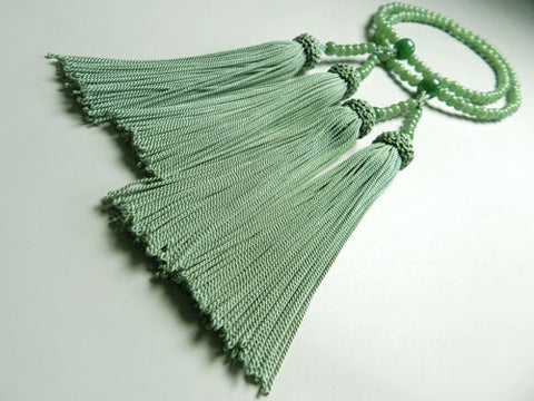 Women's Finest Burmese Jade Prayer Beads, Double-Wrap