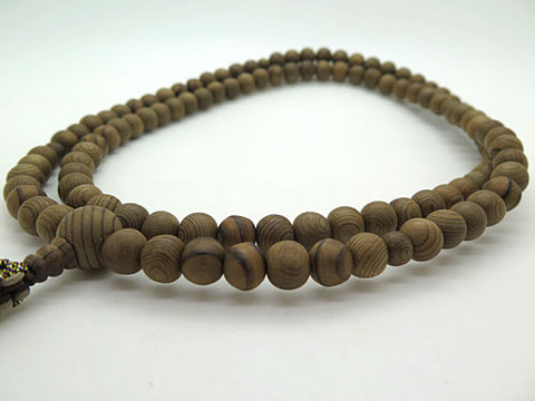 Men's prayer beads, jindai cedar