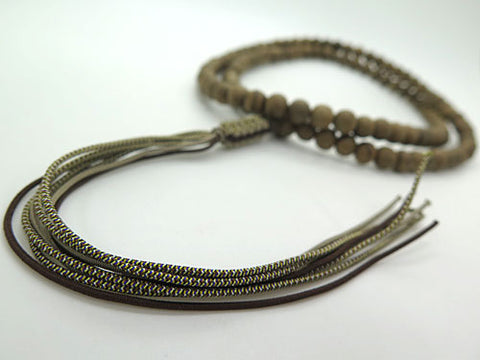 Men's prayer beads, jindai cedar
