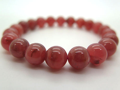 Inca Rose 9mm bead bracelet, straight, limited edition