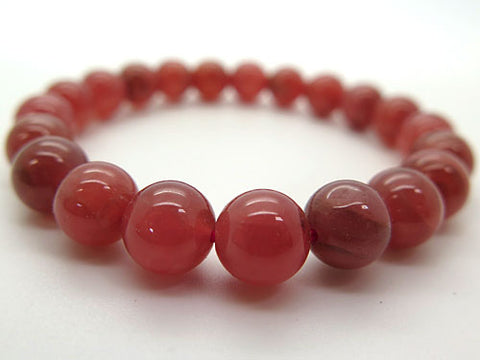 Inca Rose 9mm bead bracelet, straight, limited edition