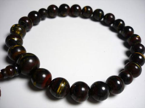 Men's prayer beads, iron tiger's eye