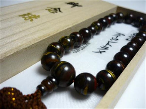 Men's prayer beads, iron tiger's eye