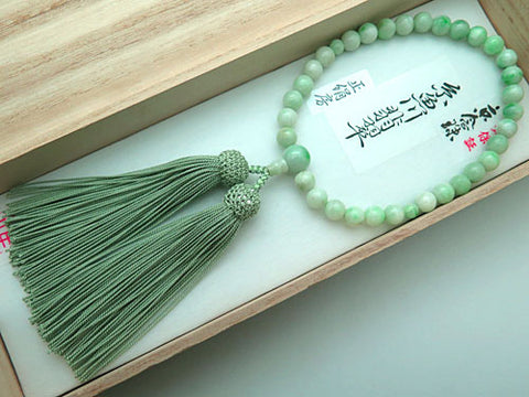 Women's Itoigawa Jade Prayer Beads, 8mm Bead, Limited Edition