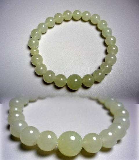 Green onyx 8mm bracelet, matching set