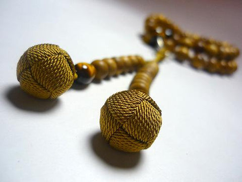 Men's Prayer Beads, Indian Sandalwood, Jodo Sect