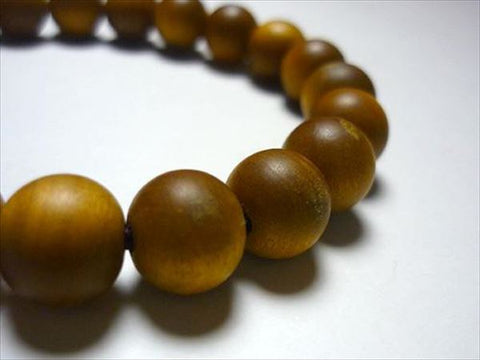 Sandalwood Bracelet, 10mm Beads, Straight